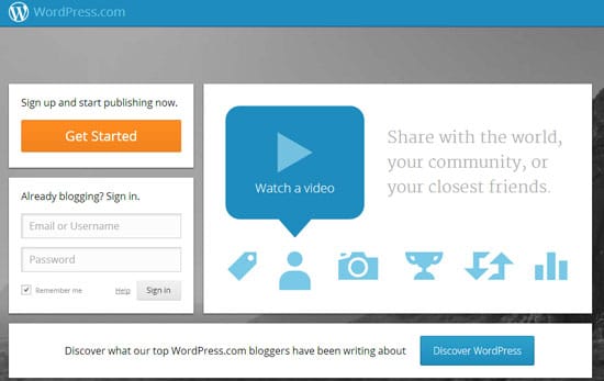 Free Blog Sites WordPress