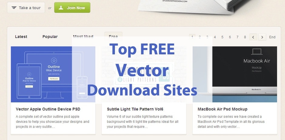 Top FREE Vector Download Sites