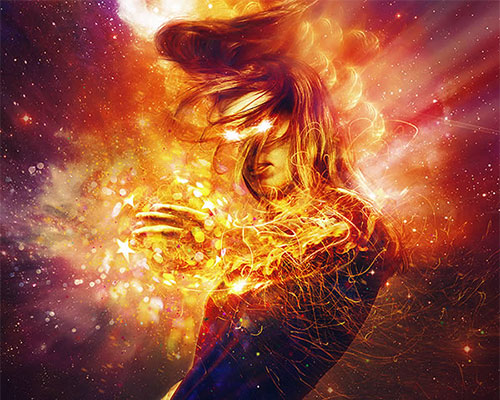 Cosmic Light Effects Photoshop