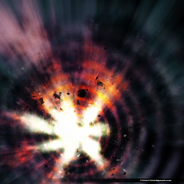Space Explosion from Scratch Photoshop Effect