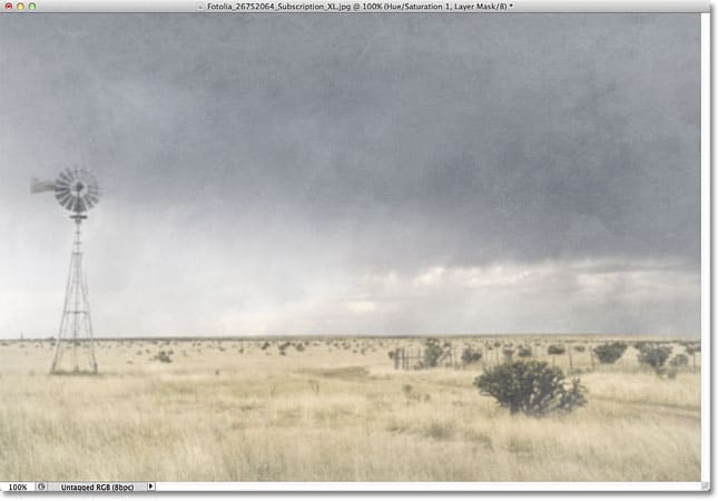 How to Blend Textures Landscape Photoshop Effect Tutorial