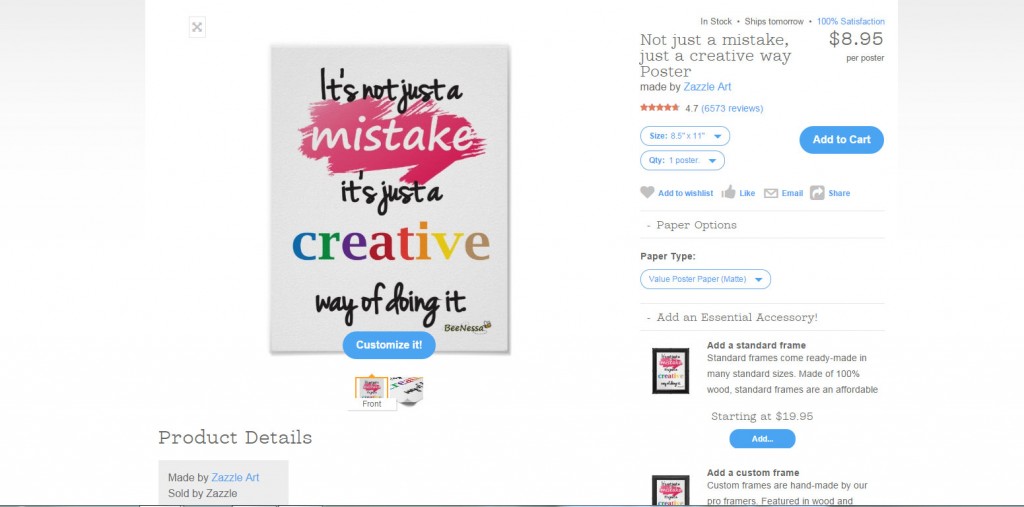 How to Sell Zazzle Products on Your Own Site 3
