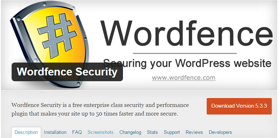Wordfence Security Best Plugins WordPress