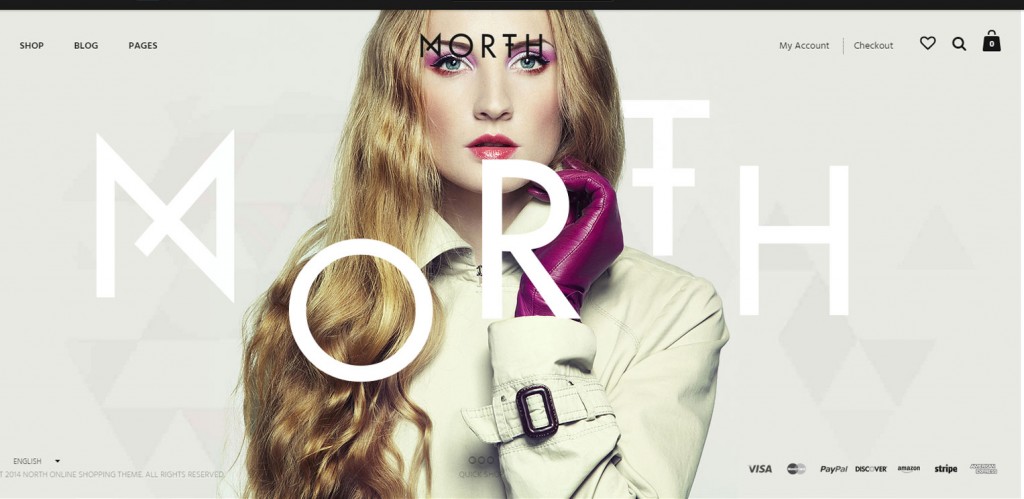 North Parallax WordPress Themes