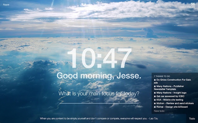 Momentum Chrome Extension