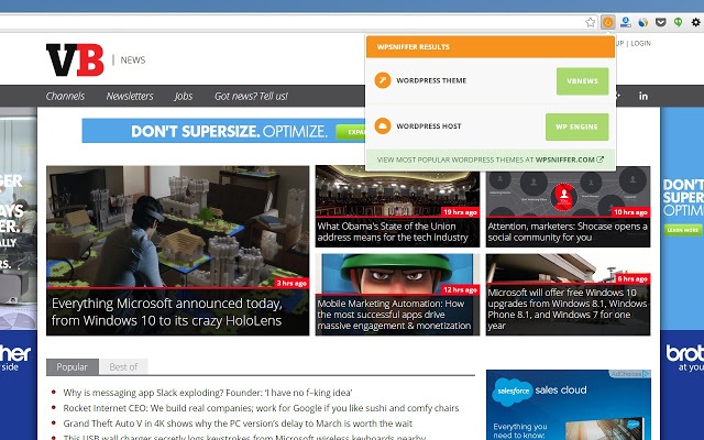 WPSNIFFER Chrome Extension