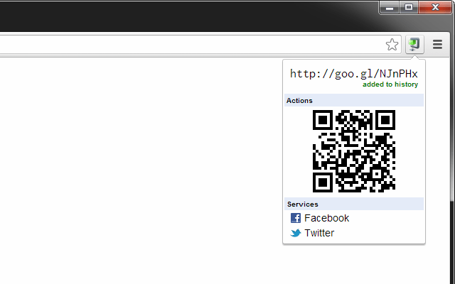goo-gl URL Shortener Chrome Extension