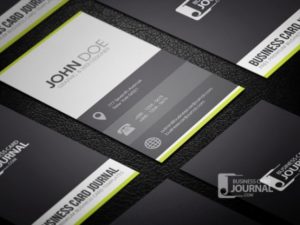 Clean Metro Style Examples of Professional Business Card Designs