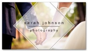 Minimal Wedding Photographer Examples of Professional Business Card Designs