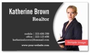 Modern Professional Realtor Examples of Professional Business Card Designs