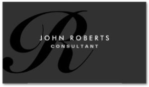 Monograph Elegant Modern Black Examples of Professional Business Card Designs