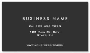 Monograph Professional Elegant Modern Black Examples of Professional Business Card Designs BACK