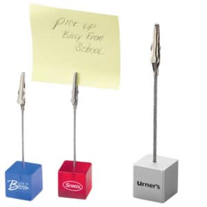 square memo holder inexpensive promotional product ideas
