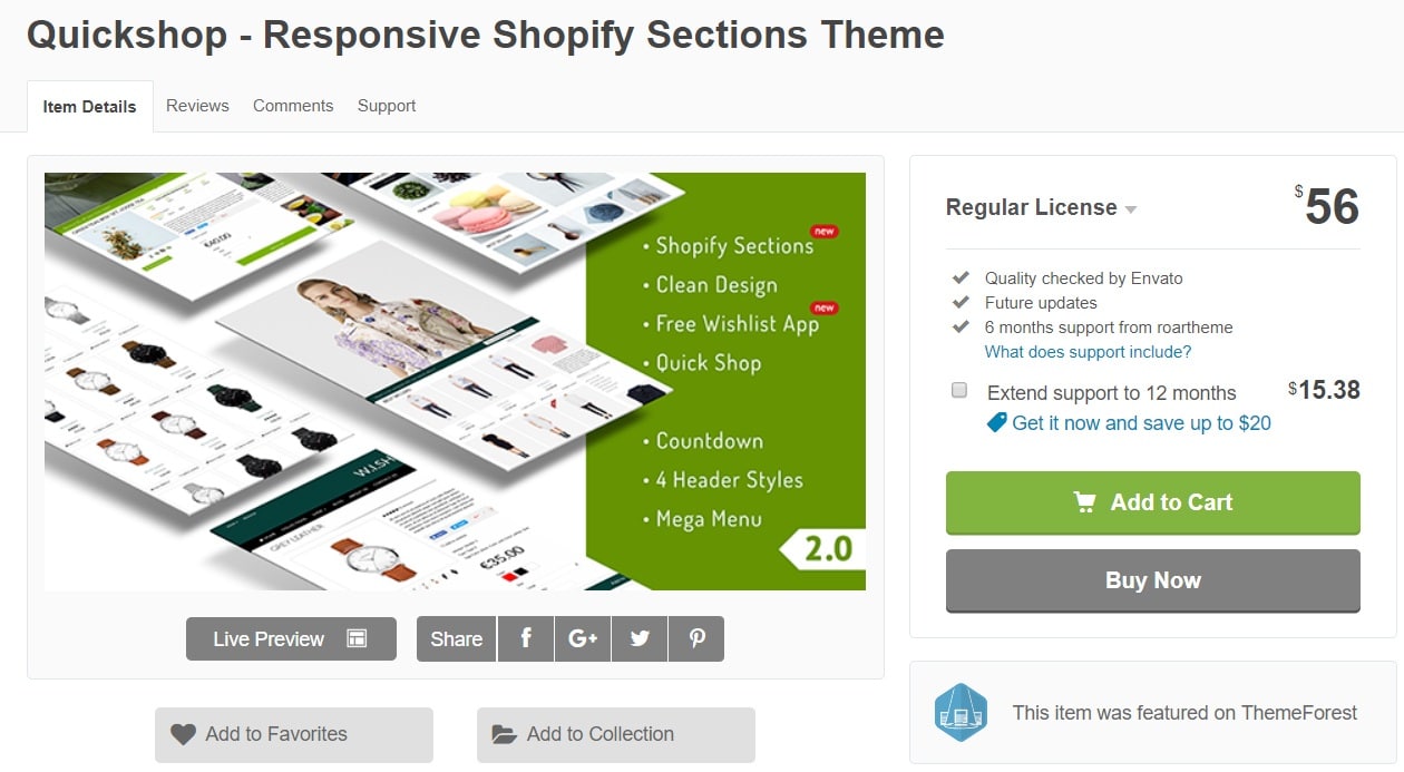 Quickshop Best Premium Shopify Themes