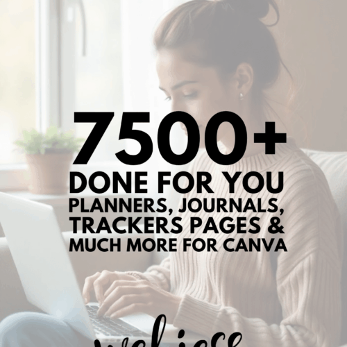 PLR MRR 7500+ Canva Done for You Page Templates WebJess